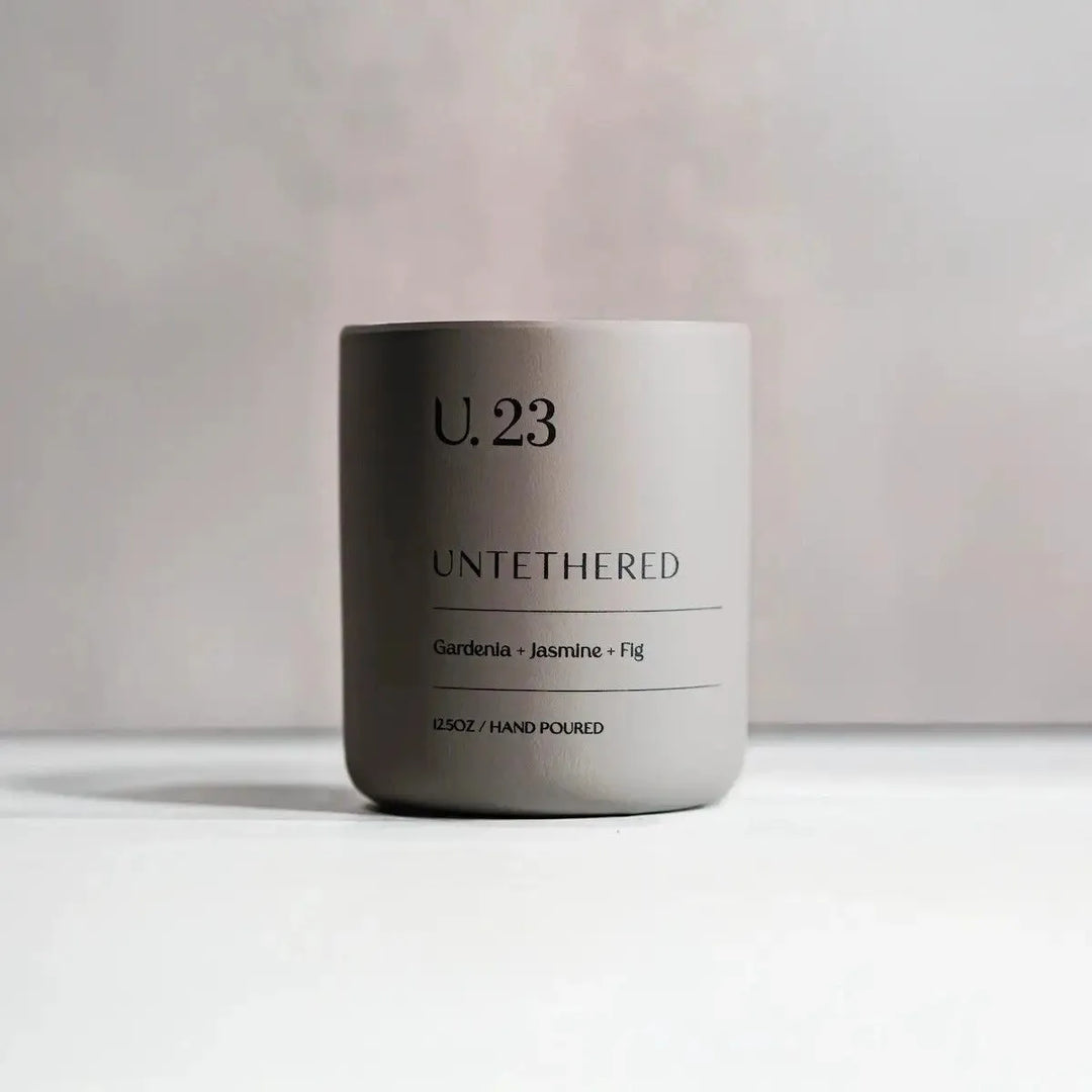 U. 23 Scented Candle - Jasmine Whispers Candles UNTETHERED 