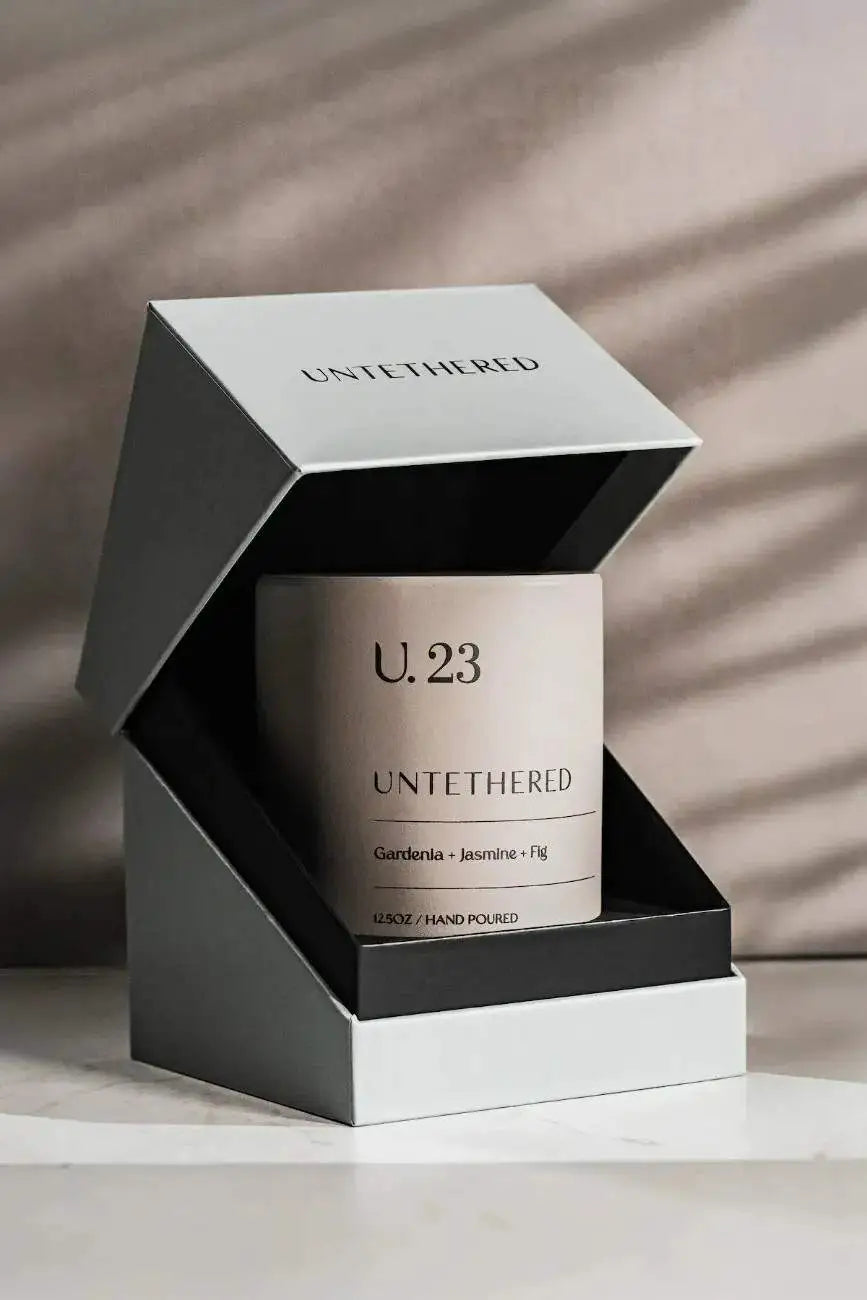 U. 23 Scented Candle - Jasmine Whispers Candles UNTETHERED 