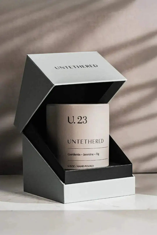 U. 23 Scented Candle - Jasmine Whispers Candles UNTETHERED 