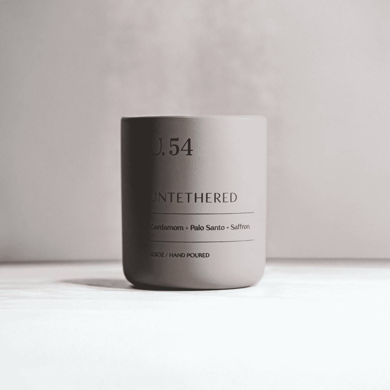 U. 54 Scented Candle - Golden Saffron Candles UNTETHERED 