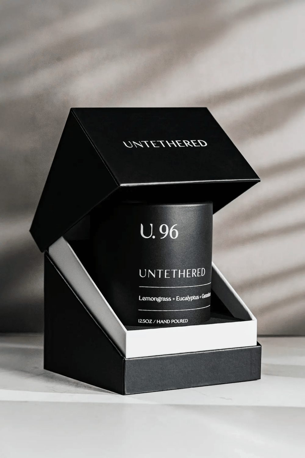 U. 96 Scented Candle - Lemongrass Mist Candles UNTETHERED 