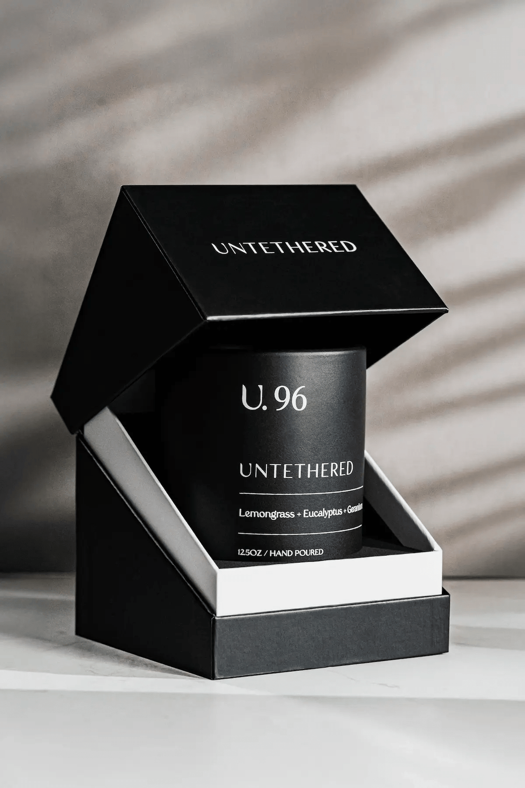 U. 96 Scented Candle - Lemongrass Mist Candles UNTETHERED 